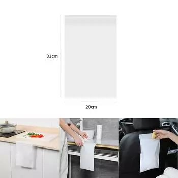 Car Garbage Disposable Bag PEVA + PET Plastic Kitchen