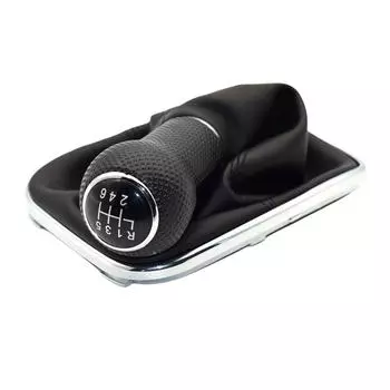 Автомобильный пылезащитный чехол для рычага переключения передач из искусственной кожи, пылезащитный чехол для рычага переключения передач 12 мм 23 мм для VW Mk4 Golf GTI R32 99-05 6 12