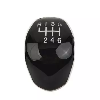 Car Gear Shift Knob Cap Cover Insert For Ford Focus Fiesta For Mondeo C-Max 6 Speed Gear Shift Knob Cap Replacement Black CHINA