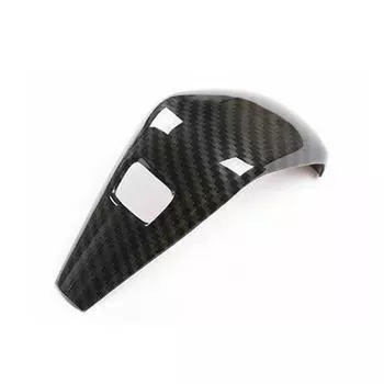 Car Gear Shift Knob Trim Handle Cover Carbon Fiber Look Stickers For BMW 3 Series G20 G28 2020 2021 2022 2023 ABS Accessories