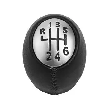 Car Gear Shift Knob With Leather Gaiter Boot Cover For Trafic For For Vivaro B For Talento 2014-19 Car Accessories CHINA