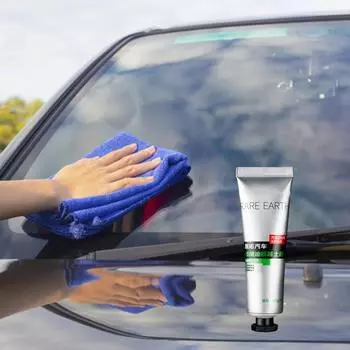 Car Glass Cleaner Powerful Defogging Windshield Cleaner Cleaning Paste Car Cleaner Oil Film Cream 50g Glass Film Removal Cream CHINA