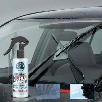 Car Glass Oil Film Cleaner Fast-Drying Oil Film Remover Spray 100ml Car Window Cleaner Multipurpose Glass Cleaner For Cars SUVs