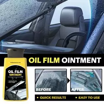 Car Glass Oil Film Cleaner Glass Oil Film Stain Removal Paste Auto Glass Cleaner Paste Effective Glass Film Removal Mild CHINA