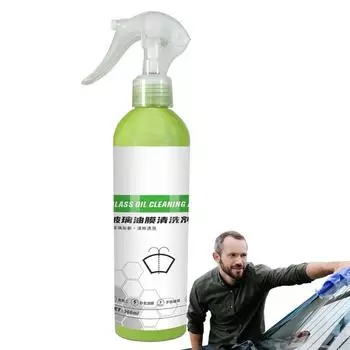 Car Glass Oil Film Remover Car Window Cleaner Paste 300ml Car Glass Oil Window Cleaner Glass Stripper Water Stains Remover CHINA