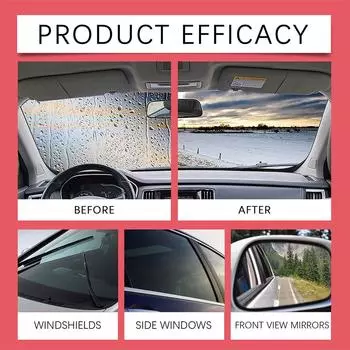 Car Glass Oil Film Remover Cleaning Waterproof Rainproof Car Glass Cleaning Brush Multifunctional Auto Glass Coating Detailing S