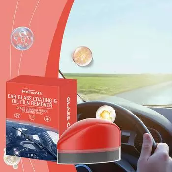 Car Glass Oil Film Remover Glass Cleaning Board Compound Clear Tools Auto Car Window Cleaner Glass Detailing Windshield Coa L3G8