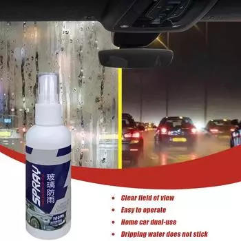 Car Glass Waterproof Spray 100ml Rain Prevention Waterproof Agent Protective Coating Car Windshield Spray Rain Remover For Side