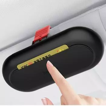 Футляр для автомобильных очков, оправа для солнцезащитных очков, многофункциональный внутренний солнцезащитный козырек, место для хранения карт, аксессуары для салона Jeep Wrangler TJ JK JL JT белый