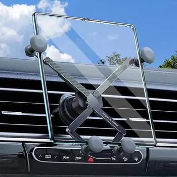 Автомобильный держатель для телефона Gravity, автомобильное крепление на вентиляционную решетку, специальное крепление для большого экрана Samsung Galaxy Z Fold 5/iPhone/iPad