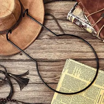 Car Hat Bracket Metal Hook Up Style Multi-Functional Rack Accessory Mounted Car Interior Auto Car Cowboy Holder Cap Hat E0T8 чёрный