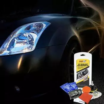 Car Headlight Restoration Kit Headlamp Scratch Repair Liquid Paste Light Lens Polisher Cleaning Paste Car Care Refurbish Tool