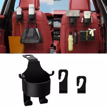 Подголовник автомобиля Подстаканник с крючком Подвесное крепление на спинку автомобиля Держатель для телефона Держатели для напитков Аксессуары для салона автомобиля