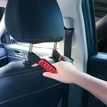 Car Headrest Grab Heavy Duty Hand Made Seat Mount Grab Security Handle For Wrangler Tj Jk Jl Land Cruiser Fj Suzuk Accessories чёрный
