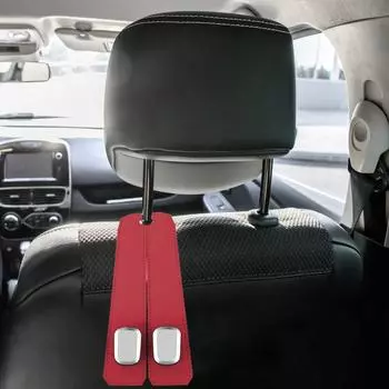 Car Headrest Hook Car Bag Hooks Purse Hanger With 360 Rotation Interior Accessories Vehicle Storage Holder Hook Car Storage Hook оранжевый