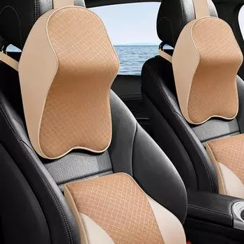 Подголовник автомобиля, подушка для шеи, замшевая ткань, подголовник из пены с эффектом памяти, подголовник для шеи автомобиля, подушка для автомобильного сиденья, подушка для отдыха, подголовник