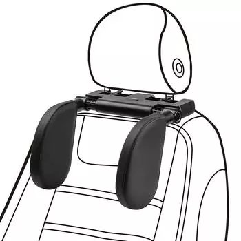 Car Headrest Pillow U Shaped Car Sleeping Pillow Car Neck Rest Support Cushion Neck Protection Pillow Car Interior Accessories