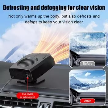 Car Heater Car Glass Defogging Defroster Car Heater 12v Quick Heat Cooling And Heating Electric Heater