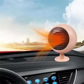 Car Heater Cute Planet 360 Degree Rotation 12v 24v Car Accessories Defrosting And Defogging Heater Multifunctional
