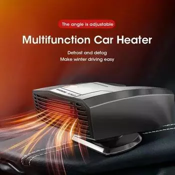 Car Heater Portable Car Heating Fan 12V/24V Car Windshield Defogging and Defrosting Fan 120W Car Truck Winter Electric Drying