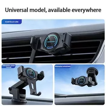 Автомобильный держатель с телескопическим зажимом, беспроводное зарядное устройство T3, автомобильные аксессуары, автомобильное зарядное устройство, инфракрасное индукционное автомобильное крепление для телефона Hands Free