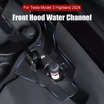 Car Hood Drainage Box Water Channel Parts For Tesla Highland 2024 Preventing Rain and Debris From Entering the Engine R4I0