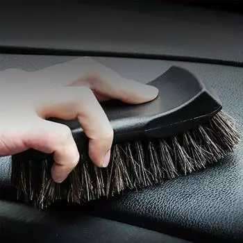 Car Horsehair Bristles Versatile High-quality Brushes Tool For Cleaning Car Interior,boot,fabric Auto Clean Accessories Z9R3 белый