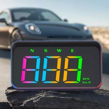 Car HUD Head Up Display Universal Digital GPS Speedometer Windshield Speedometer HUD Projector Auto Electronics Accessories CHINA