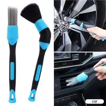 Car Interior Cleaning Tools Car Detailing Brushes Air Conditioner Air Outlet Cleaning Soft Brush Vent Detailing Cleaning Brush