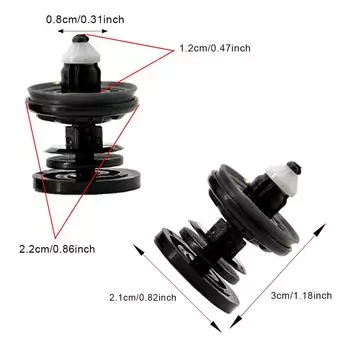 Car Interior Door Panel Push Card Clip 7L6868243 Fastener for Caddy Touran Tiguan Golf 4 5 6 7 Passat CC Polo Beetle Jetta T5