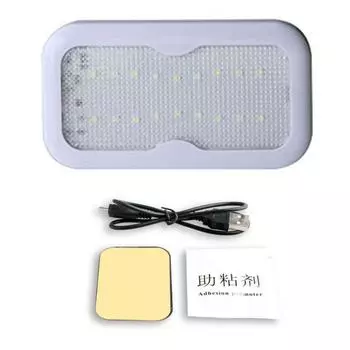 Car Interior Light Car Ceiling Reading Light Magnet Lamp Universal USB Charging Q9QD