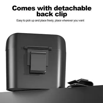 Автомобильный ящик для хранения вещей в салоне автомобиля, мусорный бак для автомобиля с крышкой, подвесной мусорный ящик, держатель для сиденья, подставка, автомобильные аксессуары чёрный