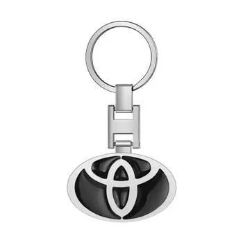 Car Keychain Car Emblem Gift With Key Ring Auto Accessories For TRD Toyota Crown Reiz Corolla Prada Alphard Yaris Camry GT86