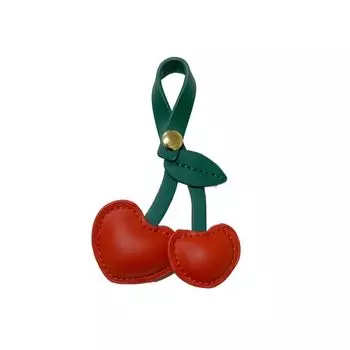 Car Keyring PU Leather Hanger PU Leather Bag Pendant Cute Keychain Car Accessory