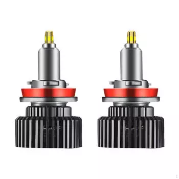 Car LED Headlight Bulb 6000K White Light Modified Part Vehicles Accessories Long Lifespan Strong 1 Piece H7