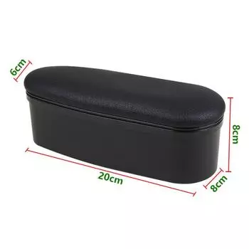 Car Left and Right Door Armrest Universal Seat Arm Support Elevated Pad Extend Car Armrest Box Auto Storage Box Arm Bracing розовый