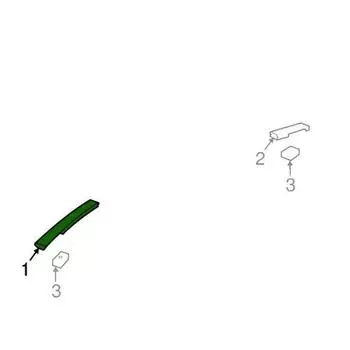 Car Left Side Front Roof Exterior Trim-Drip Molding 42577928 For Buick Chevrolet