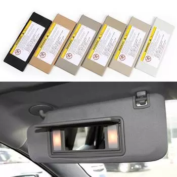 Автомобильное зеркало для макияжа, авто солнцезащитный козырек, чехол для зеркала, аксессуары для Buick Regal Lacrosse ENVISION Verano Excelle MALIBU чёрный