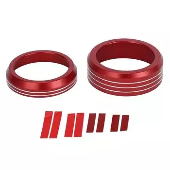 Car Media Volume Gear Shift Switch Knob Cover Ring For Ford For Mach-E 21-24 Car Shift Switch Knob Cover Ring чёрный