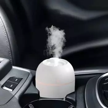 Car Mini Aromatherapy With Usb Silent Humidifier Led Mini Humidifier Desktop Air Humidifier Freshener Auto Interior Accessories белый