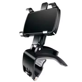 Car mobile phone holder Car multi-function 360 rotating car dashboard rearview mirror Mobile phone navigation rack clip