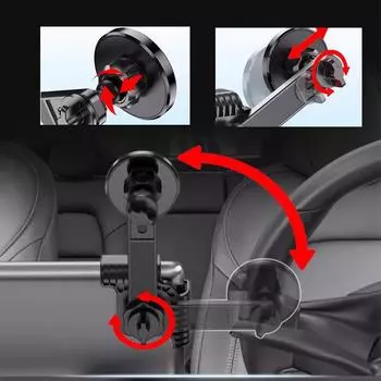 Car Mobile Phone Holder Universal Car Display Screen For BYD Y/S/X Scalable Phone stents 360 Rotatable GPS Bracket O3D0