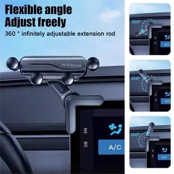 Car Mobile Phone Triangle Gravity Screen Magnetic Stand Automotive General Interior Storage Accesorios Para Auto