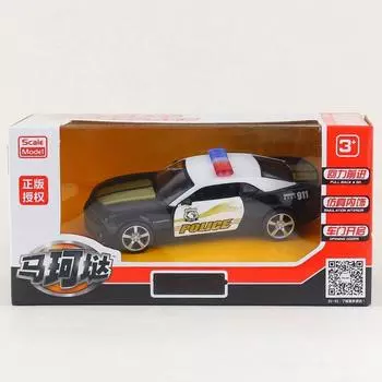 Car Model Alloy Camaro Bumblebee Police Car Toy For Kids Collectors