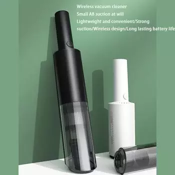 Автомобильный пылесос, мощный беспроводной портативный ручной пылесос, пылесос двойного назначения для сухой и влажной уборки.