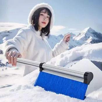 Car Multifunctional Windshield Ice Scraper Car Ice Scraper Compact Car Snow Scraper Car Snow Scraper durable car snow shovel чёрный