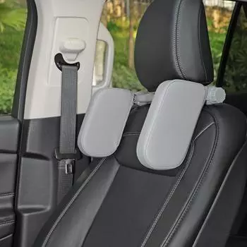 Car Neck Headrest Pillow Cushion Car Seat Memory Foam Pad Sleep Side Head Telescopic Support on Cervical Spine for Adults Child чёрный