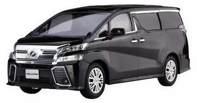 Car NEXT Series Vellfire ZA G EDITION Plastic Model 1/24 No.1 (Black)