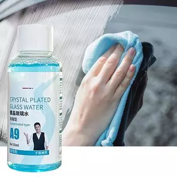 Car Oil Film Cleaner 50ml Glass Stripper & Water Stains Remover Rainproof Hydrophobic Concentrated Anti-Fog Auto Glass Oil Film