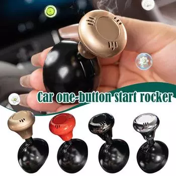 Car One Button Start Lever Rocker Car Start Stop Button Auto Ignition Button For Suv Rv Vehicles Accessories Z7b1